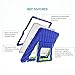 Gumdrop Hideaway Case with Kickstand for the Apple iPad 9.7 (6th and 5th Gen) Tablet for K-12 Students, Teachers and Kids - Royal Blue/Lime, Shock Absorbing, Rugged, Extreme Drop Protection