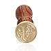 Topbuti Vintage Retro Wooden Alphabet Letter Initial Wax Classic Sealing Wax Seal Stamp (J)