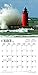 Lighthouses, Great Lakes 2018 7 x 7 Inch Monthly Mini Wall Calendar, USA United States of America Ocean Sea Coast