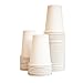 Disposable Cups - by EcoMojiWare.com - Certified Compostable Recycled Cutlery, Birthday, BBQ, Party Supplies - kitchen cutlery, combo set (50 count), Heavy Duty Corn Starch (Cups)