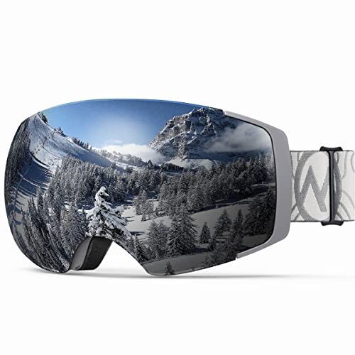 OutdoorMaster Ski Goggles PRO Frameless, Interchangeable Lens 100