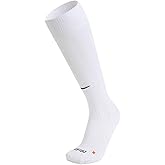 Nike Unisex Vapor Knee High Soccer Socks White Large