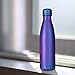 king do way 17oz Double Wall Vacuum Cool Insulation Stainless Steel Water Bottle Leak- Proof and No Sweating Perfect for Summer Outdoor Sports Camping Hiking Cycling (Shining-Purple)