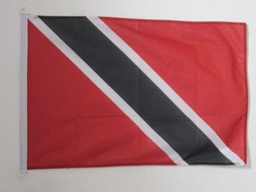 AZ FLAG - Trinidad and Tobago Nautical Flag - 18'' x 12'' - For Outdoor and Boat - Tobagonian Banner Knitted Polyester with Two Plastic Rings - Vivid Colors - 12x18 in - 45x30 Cm