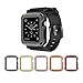 Apple Watch Case, [Simpeak] Rugged Protective Case with Strap Bands and Matte Screen Protector for 42mm Apple Watch, Black Strap with 5Pack Case (only for 42mm)