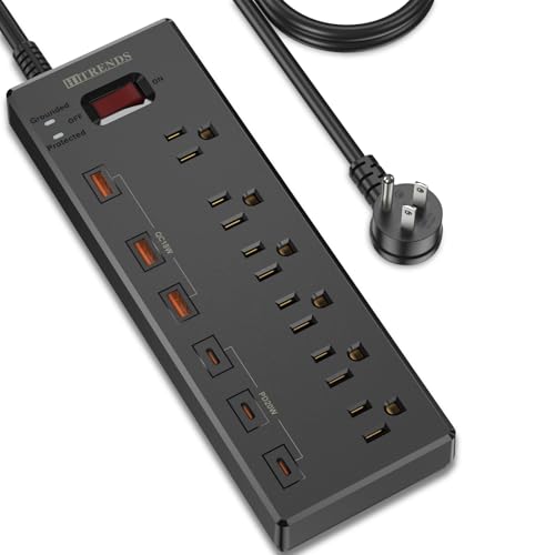 HITRENDS 6 AC Outlet & USB Surge Protector