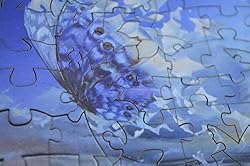 Mini Wooden Jigsaw Puzzle - The Butterfly Effect