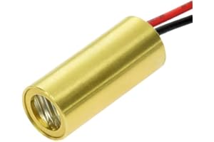 Quarton Laser Module VLM-520-29 LPA Class 1 Green Crosshair Laser Module, Crosshair Laser Line Generator, Emitting line angle > 60°, only 1mm line width @40cm (15.75 inches)