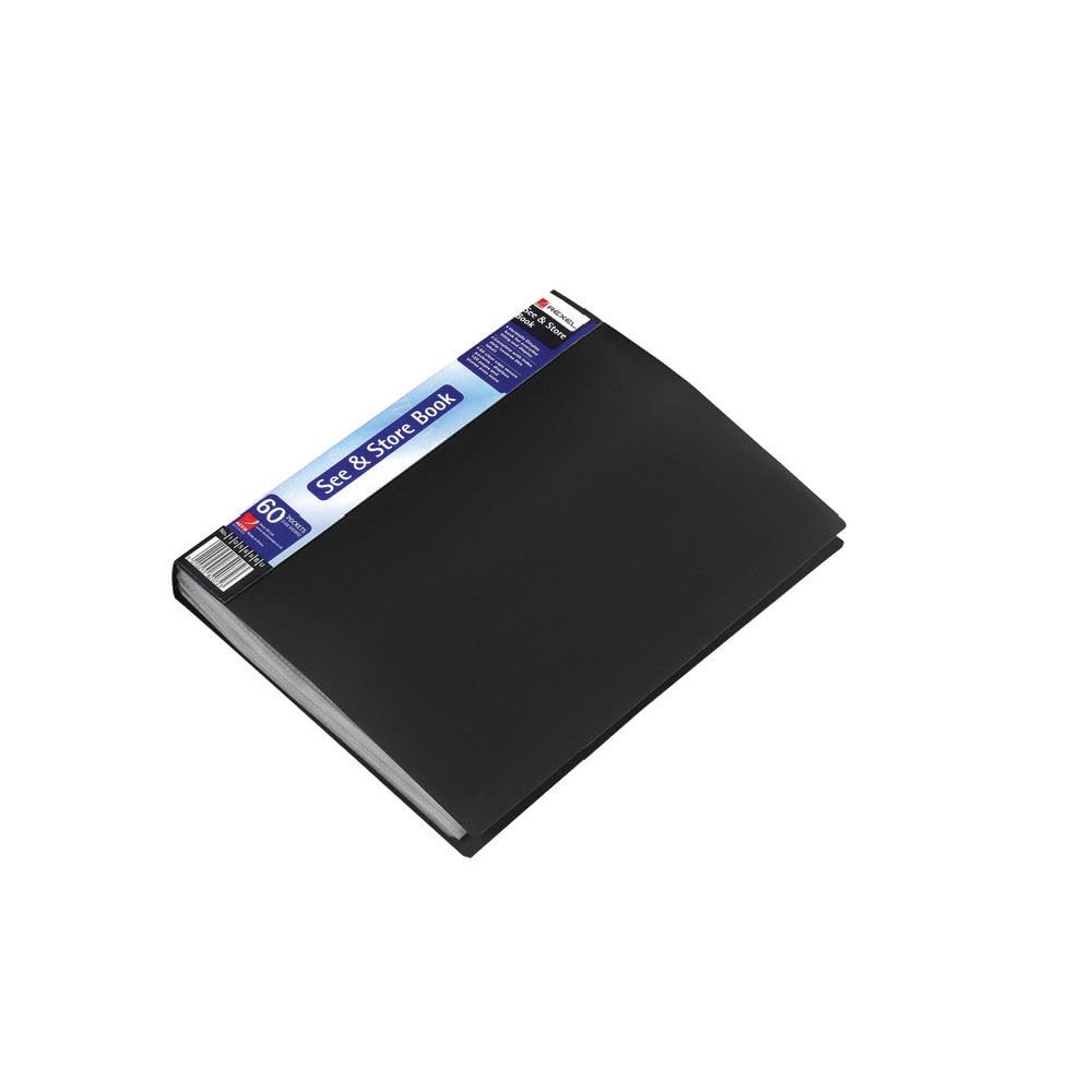 Rexel 327617 See and Store Display Book A4 Black (60 Pockets)