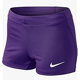 Nike Womens Dri FIT Stock 3'' Compression Shorts (US, Alpha, XX-Small, Regular, Regular, Navy)