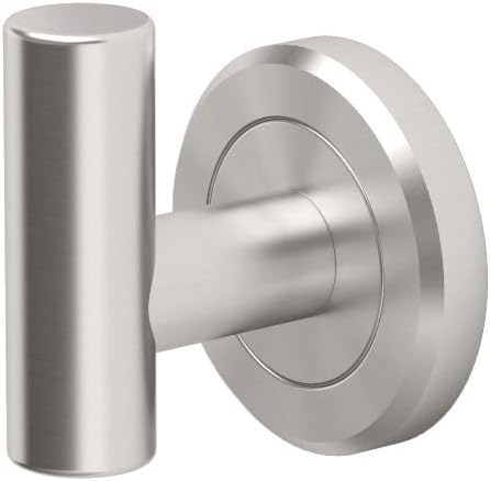 Gatco 4295 Latitude II Single Robe Hook, Satin Nickel - Bathroom Hook - 