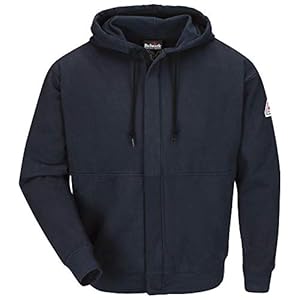 Bulwark-FR-Mens-SEH4-Flame-Resistant-Zip-Front-Hooded-Sweatshirt