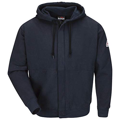 Bulwark-FR-Mens-SEH4-Flame-Resistant-Zip-Front-Hooded-Sweatshirt