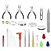 OPount 27 Pieces Jewelry Making Kit Supplies with Zipper Storage Case Beads Wire Starter Tool for Jewelry Crafting and Jewelry Repairing