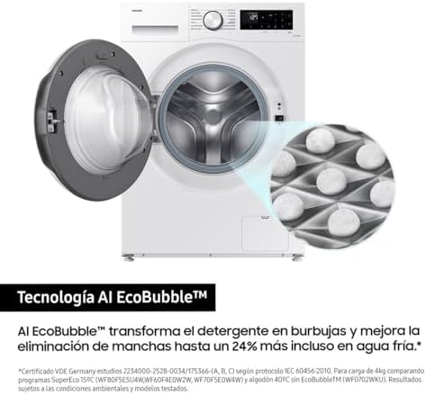 Lavadora Carga Frontal 11Kg Clase A-10% WW11DG5B25TEEC