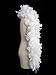 Zivyes 80inch Costume Feather Boas 1920s Flapper Accessories 150g Tea Party Dress up Costume Boa (A-White)