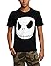 Disney Nightmare Before Christmas Men's Fat Head T-Shirt, Black, Large
