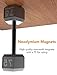 Hill & Wood Gun Magnet | Rubberized 75 lbs Rated Magnetic Gun Mount Gun Magnet Mount-Concealed Gun Holder for Car, Handgun, Pistol, Rifle, Shotgun, Revolver