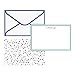 Graphique Pastel Dots Flat Notes - Multi-Colored Note Card Stationery w/ Cursive 