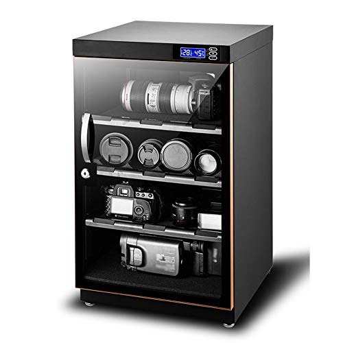 Camera Dehumidifying Dry Cabinet - LED Numerical Control Meter Noiseless Energy Saving -For Home Office Camera Lens Electronic Equipment Storage(90L)