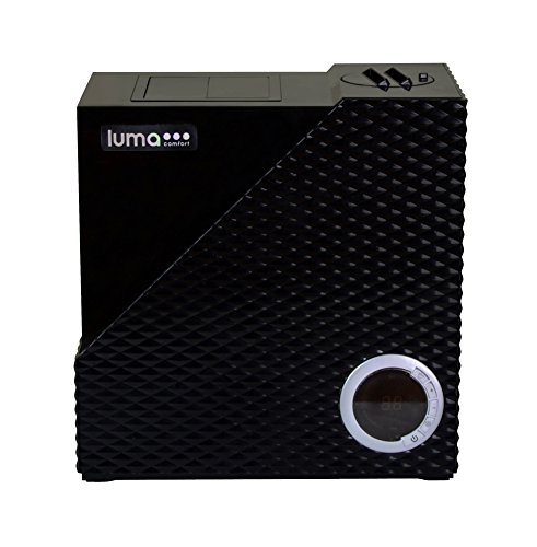 Luma Comfort HCW10B Cool & Warm Mist Humidifier, 2 Gallon Output and Automatic Humidity Control