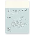 DESIGNPHIL Midori 15346006 Notebook, MD Notebook, A7, Square Ruled