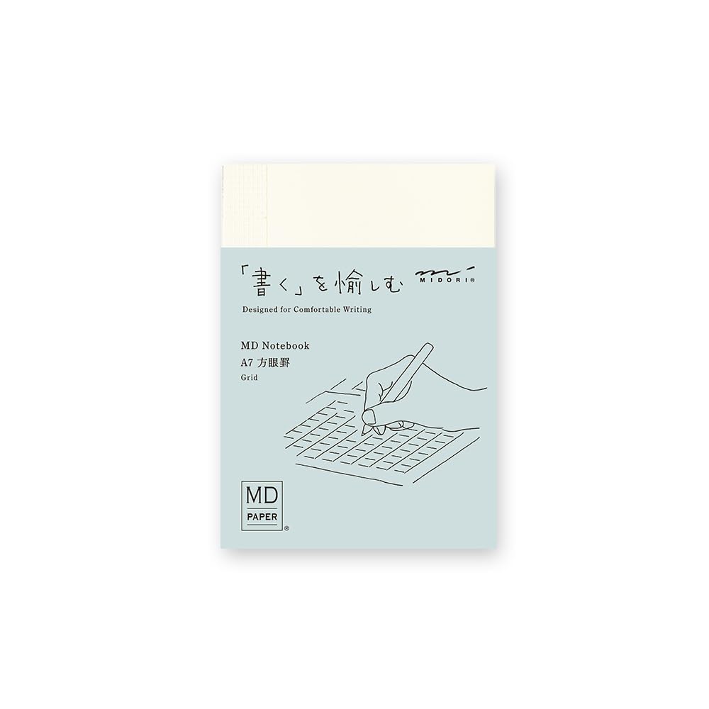 Photo 1 of DESIGNPHIL Midori 15346006 Notebook, MD Notebook, A7, Square Ruled