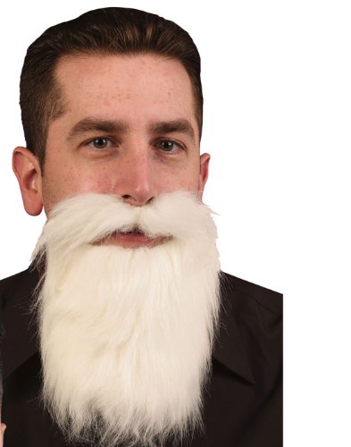 Grey Mustache/Beard Duck Dynasty Biker Rabbi One Size