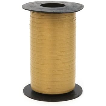 Berwick 242075 Splendorette Crimped Curling Ribbon, 3/16-Inch Wide by 500-Yard Spool, Holiday Gold