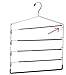 Organize It All 5-Tier Swinging Arm Pant Rack, Silver