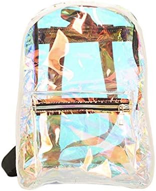 Clearance Sale!DDKK backpacks New Woman Backpack Transparent Jelly Bag Large Capacity Travel Student Bag