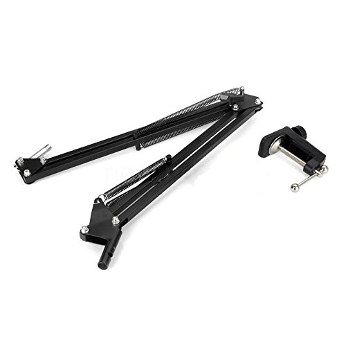 Desk Clamp Mount Suspension Boom Scissor Arm Tripod Stand Holder for