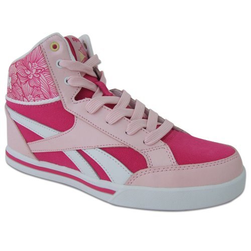 pink hi top reebok classics