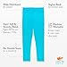Lucky & Me | Madisyn Girls Athletic Leggings | 2-Pack | Tagless | Full Length for Gymnastics & Dancewear | Wide Waistband