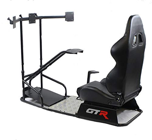 thumbnail image 2 of GTR Simulator GTA-F Model Silver Frame Triple | Single Monitor Stand 2 of 11