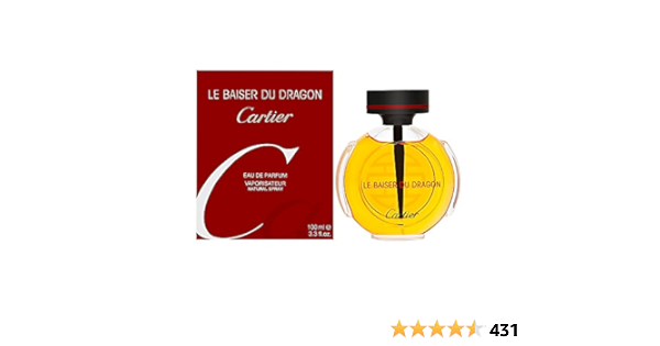 Amazon.com : Le Baiser Du Dragon By Cartier For Women. Eau De Parfum Spray  3.3 Ounces : Le Cartier Perfume : Beauty \u0026 Personal Care