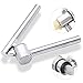 Artsdome Garlic Press, Heavy Duty Stainless Steel Garlic Mincer, Crusher