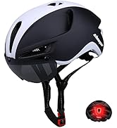 Amazon Shinmax 自転車 ヘルメット 大人 Cpsc認定済み Ledライト付 ロードバイクヘルメット 57cm 62cm 軽量 虫対策 サンバイザー 着脱可能 男性 女性 サイクリング 山地 ロード オフロード Mtb 通気性 高剛性 調整可能 M L Shinmax スポーク