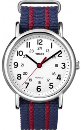 Timex Men's T2N747KW Weekender Slip Through Strap Watch