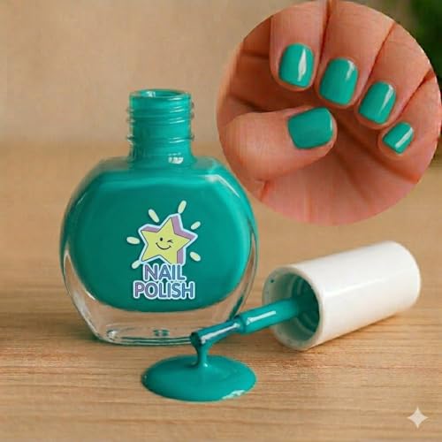 Kit Esmalte Infantil à Base de Água 6 Unidades – Removível com Água, Diversão Segura para Crianças a partir de 5 Anos (Kit 6)