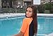 One Piece Swimsuit for Woman Belloo Short-sleeve Surfing Suit Sun Protection, Orange, X-Large