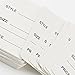 Metronic Price Tags, Perforrated Merchandise Marking Tags, One-Part Paper Tags, 1-1/4 x 1-7/8 - Inches Marking Tags, Pack of 1000 (White)