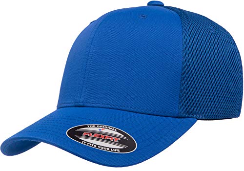 Flexfit Unisex-Erwachsene Ultrafibre Airmesh Fitted Trucker Hat Hut, Königlich (Royal), S/M