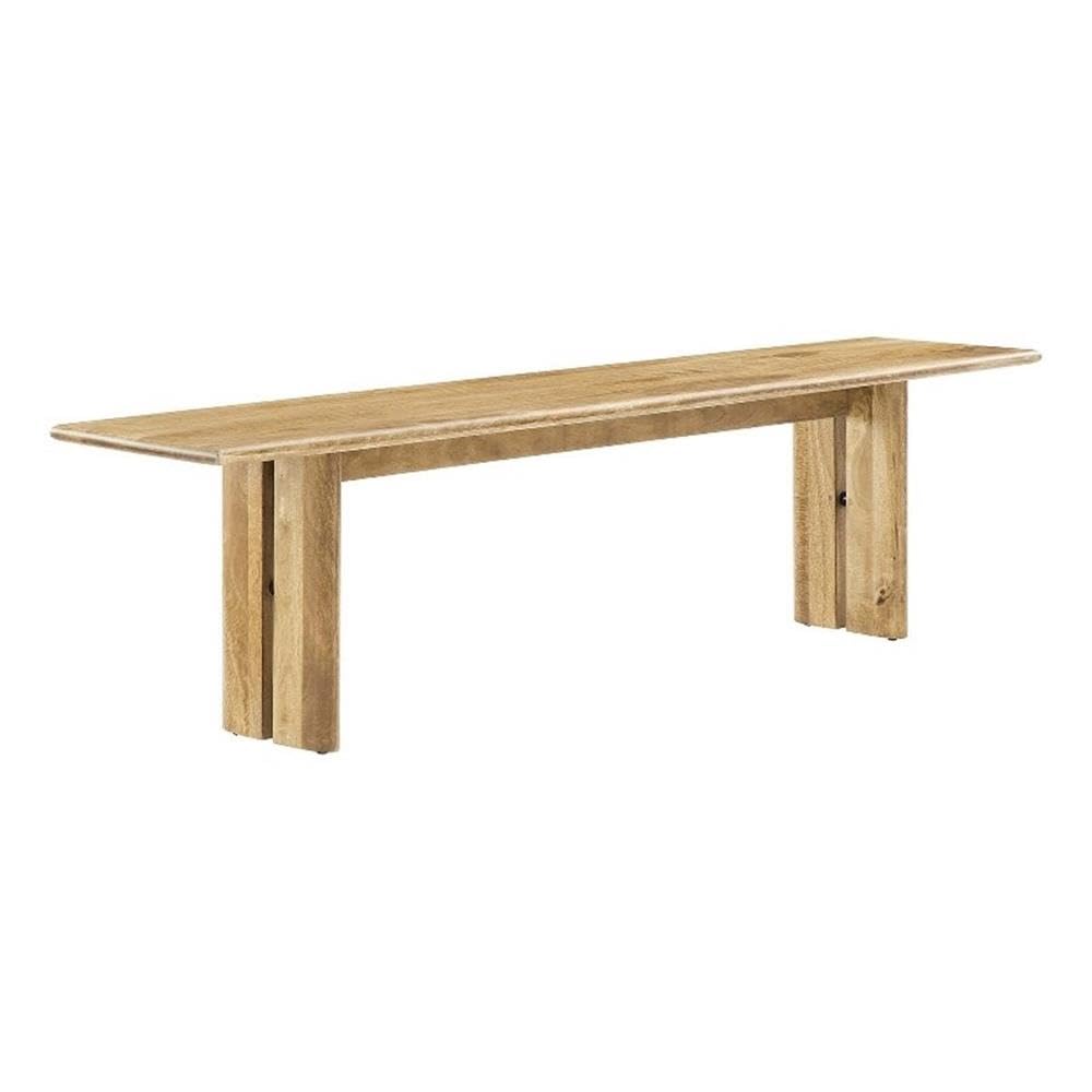 Photo 1 of Modway EEI-6345-OAK Amistad 72" Wood Bench, Oak
