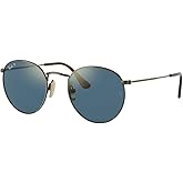 Ray-Ban Unisex Rb8247 Round Titanium Round Sunglasses