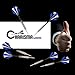 Charisma Gaming 20 gram Darts 6 Set With PET Shafts, O Rings, Different Shape Barrels&Sharpener, steel Tips, Aerodynamic Structure, Ergonomic Grip, For Home, Outdoors, Office, Dorms, Bars & More