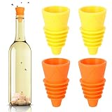 OFFENICE Fruit Fly Traps for Kitchens,Reusable Fly Trap Indoor,Fly Traps Outdoor, Indoor Fly Trap,House Fly Trap Indoor 4 Packs