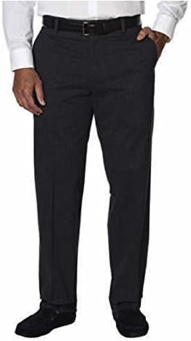 Kirkland Signature Mens Non Iron Comfort Pant Variety of COLORS/ SIZES (34W x 32L, Classic Fit Non-Iron Charcoal Heather)