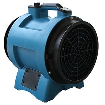 Xpower X 8 8 Diameter Industrial Confined Space Ventilation Fan For Man Holes Valve Volts Wet Wells Tankers Blue Amazon Com Industrial Scientific