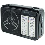 Golon Rx-607Ac High Sensitivity Portable Radio- Black